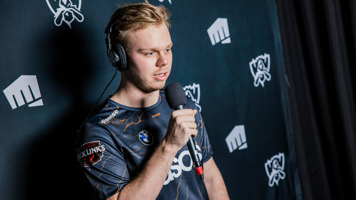 C'est pourquoi Wunder joue pour Fnatic lors de la finale de la saison LEC