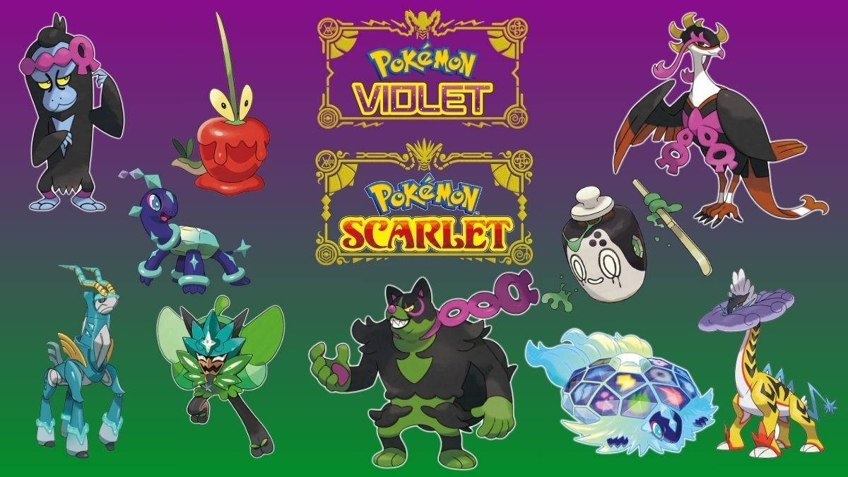 Une fuite révèle tous les nouveaux Pokémon du DLC Scarlet et Violet, partie 1