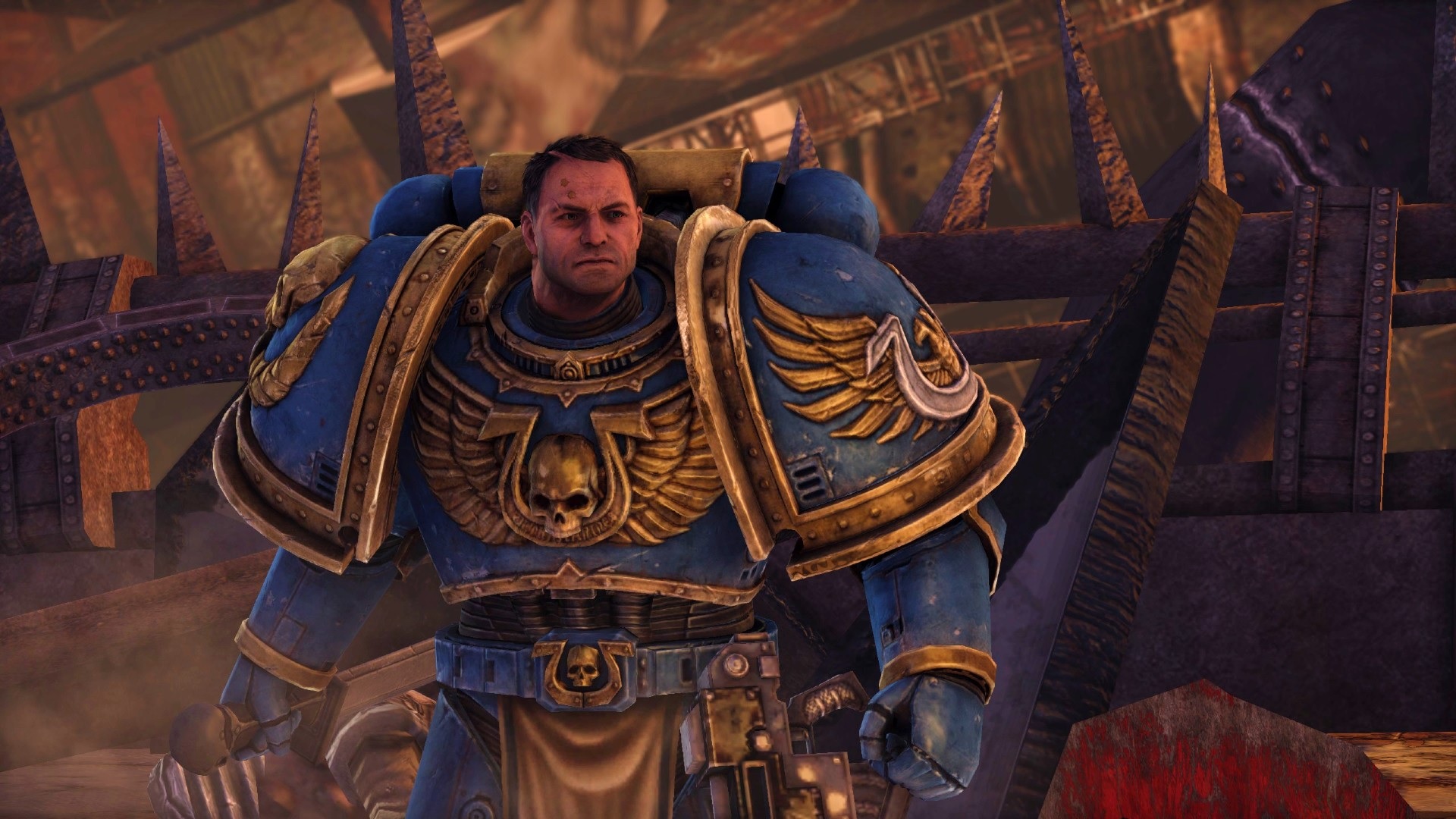 Une fuite de Space Marine 2 révèle l'histoire du capitaine Titus après le premier match