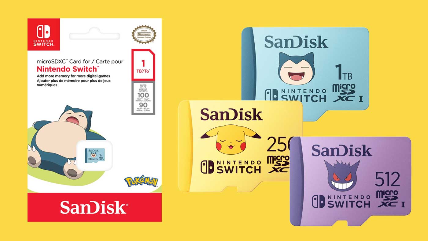 Ces nouvelles cartes MicroSD SanDisk Pokemon sont absolument adorables