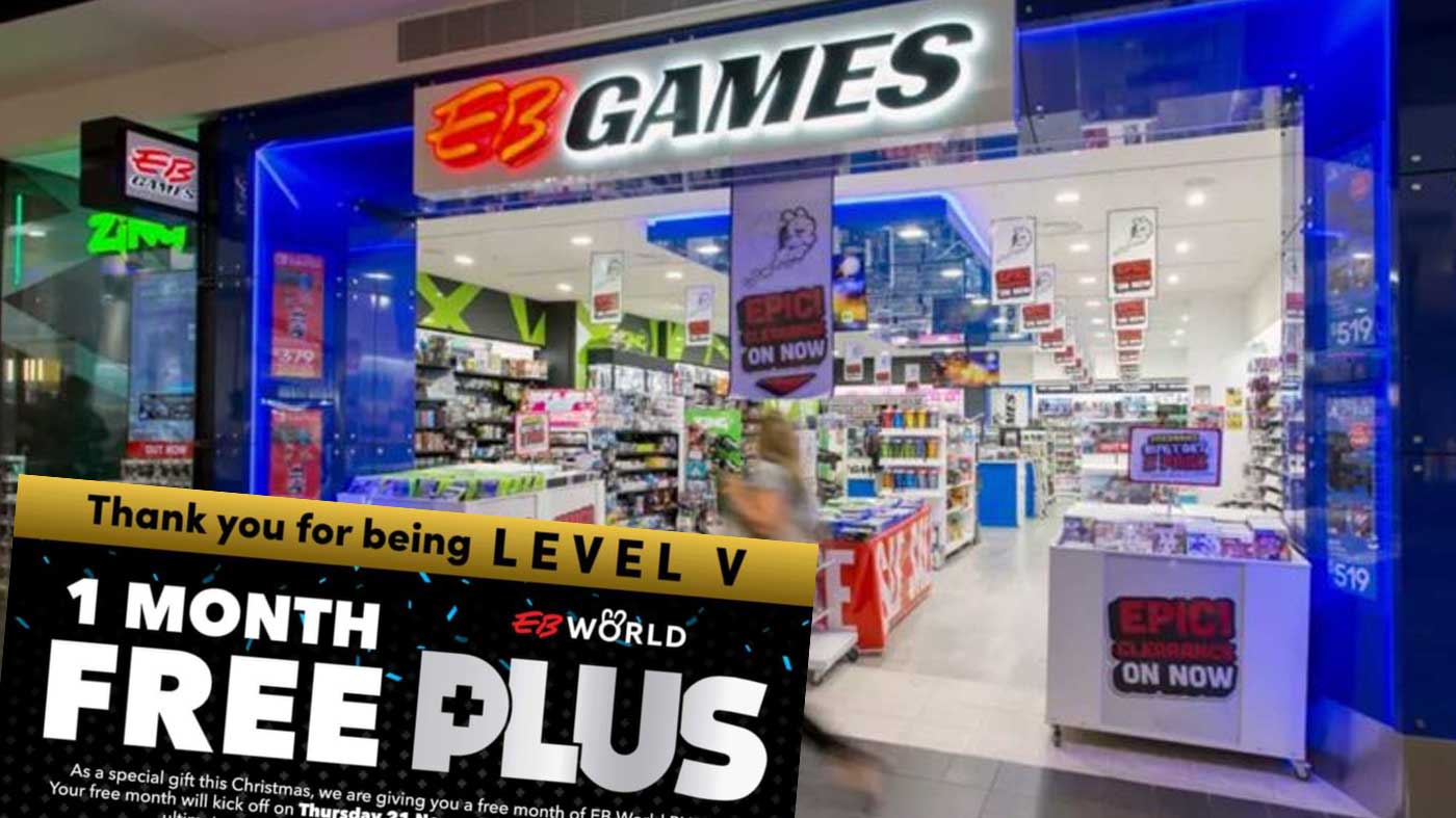 EB Games offre aux membres de niveau 5 un mois d'EB World Plus gratuitement