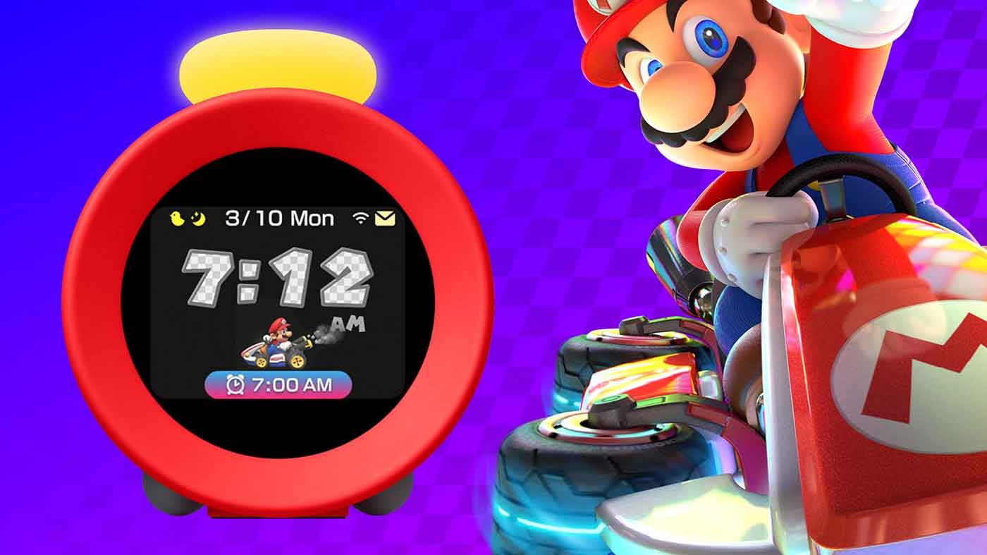 La Nintendo Alarmo vient de recevoir un tas d’alarmes Mario Kart 8