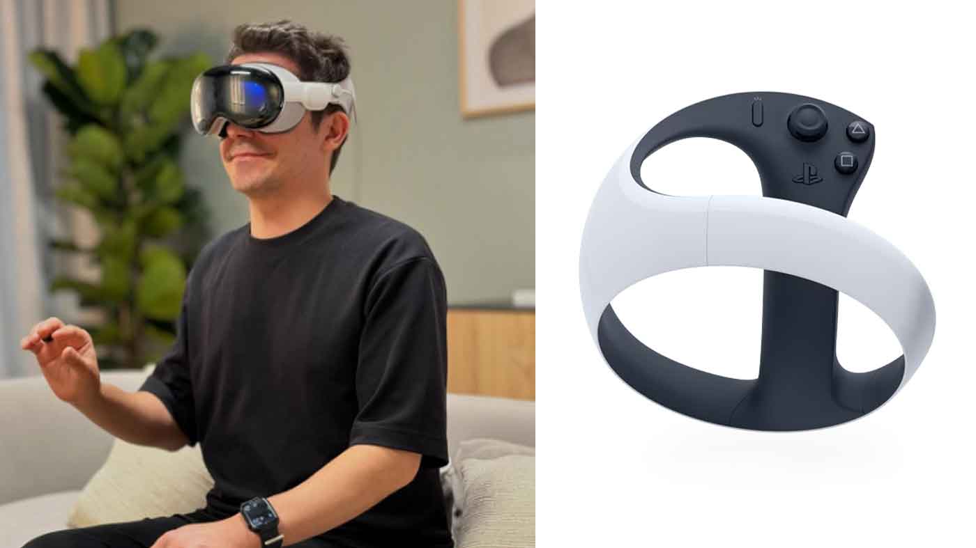 L'Apple Vision Pro bénéficie apparemment de la prise en charge du contrôleur PlayStation VR2