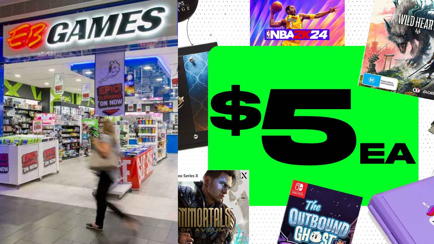 La dernière offre horaire d'EB Games est de 5 $, y compris Suicide Squad et Immortals Of Aveum