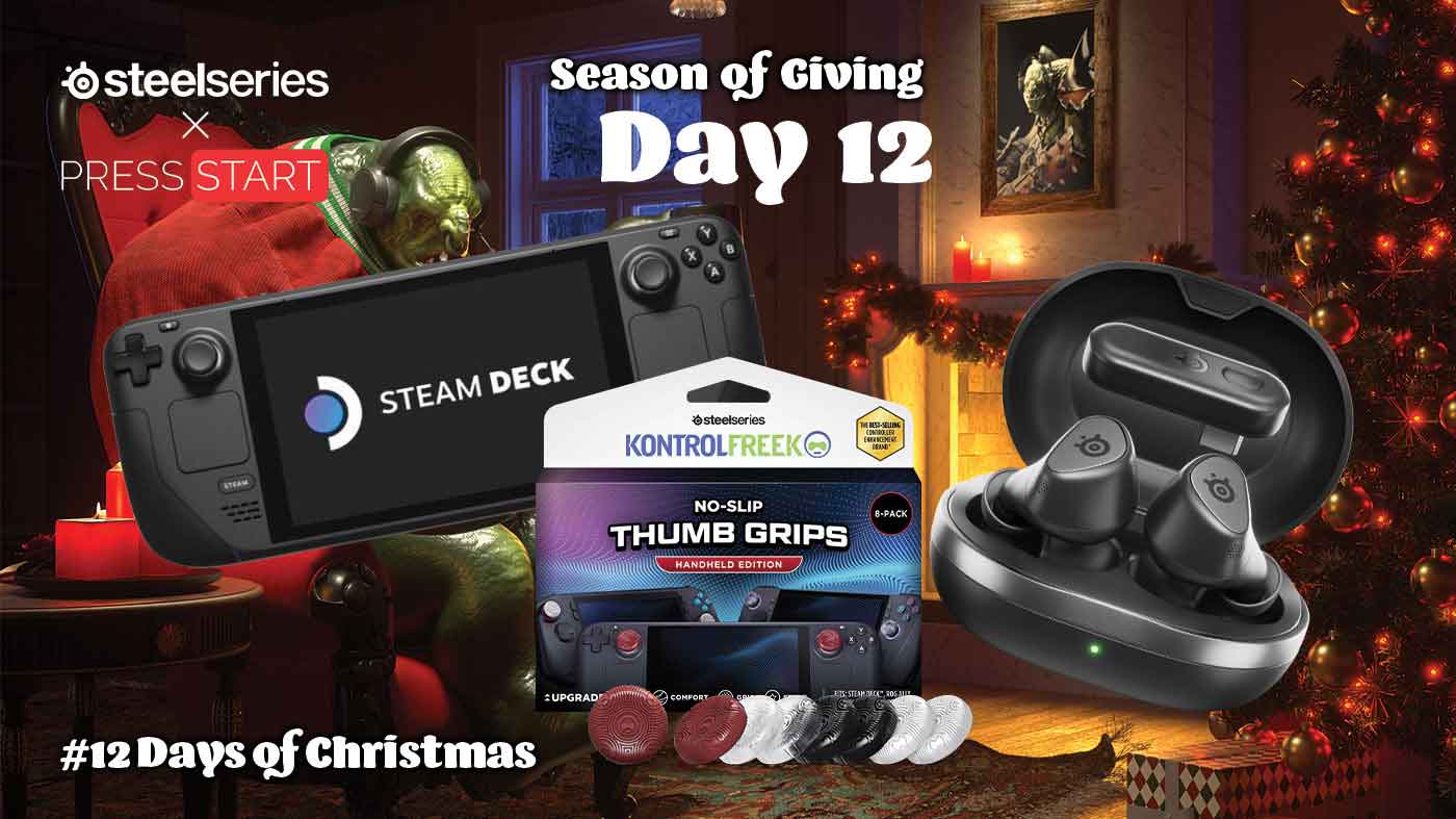 GAGNEZ : 1 To Steam Deck OLED + un bon Steam de 500 $ + SteelSeries Arctis GameBuds + poignées antidérapantes KontrolFreek