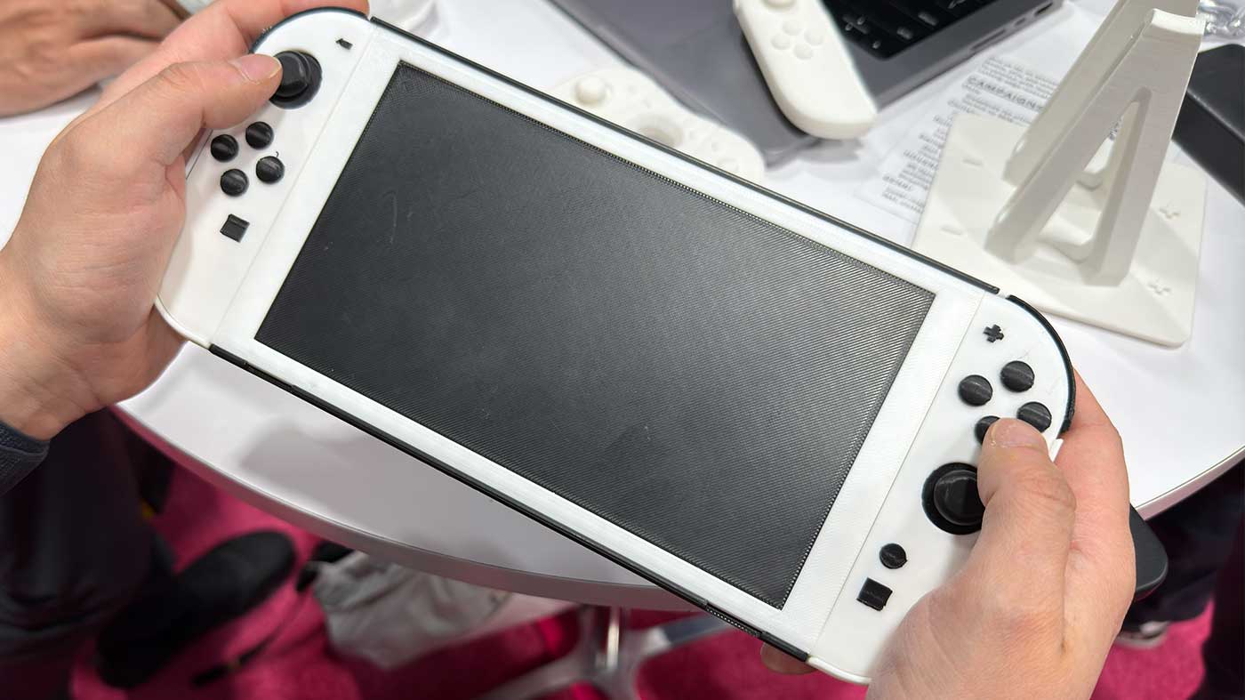 Nous avons testé la maquette de la Nintendo Switch 2 au CES 2025