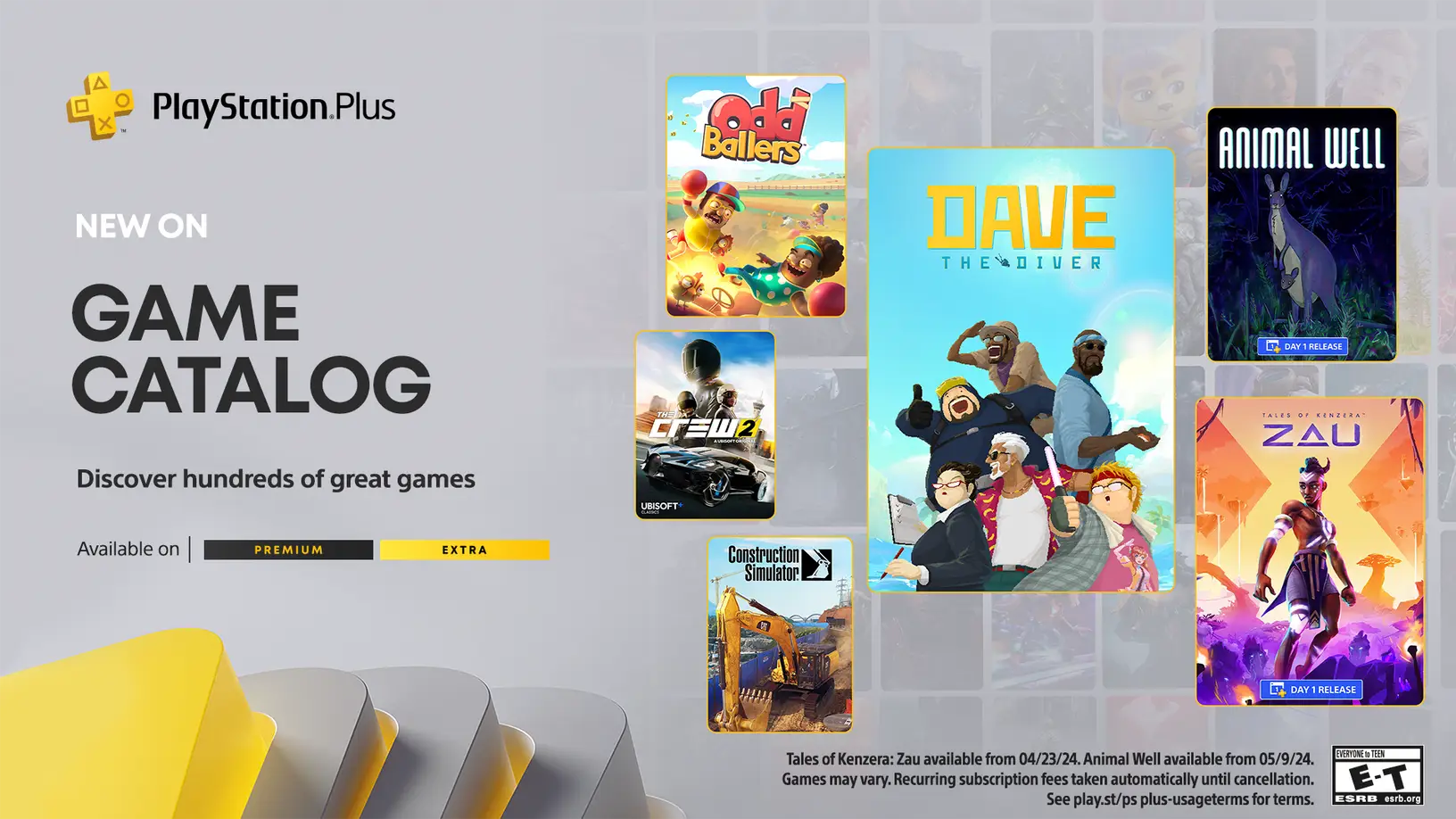 Le catalogue de jeux PlayStation Plus reçoit 16 jeux en avril