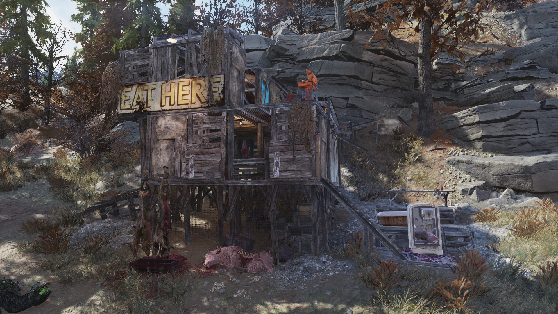 Où trouver le Meat n' Go toxique de Larry dans Fallout 76