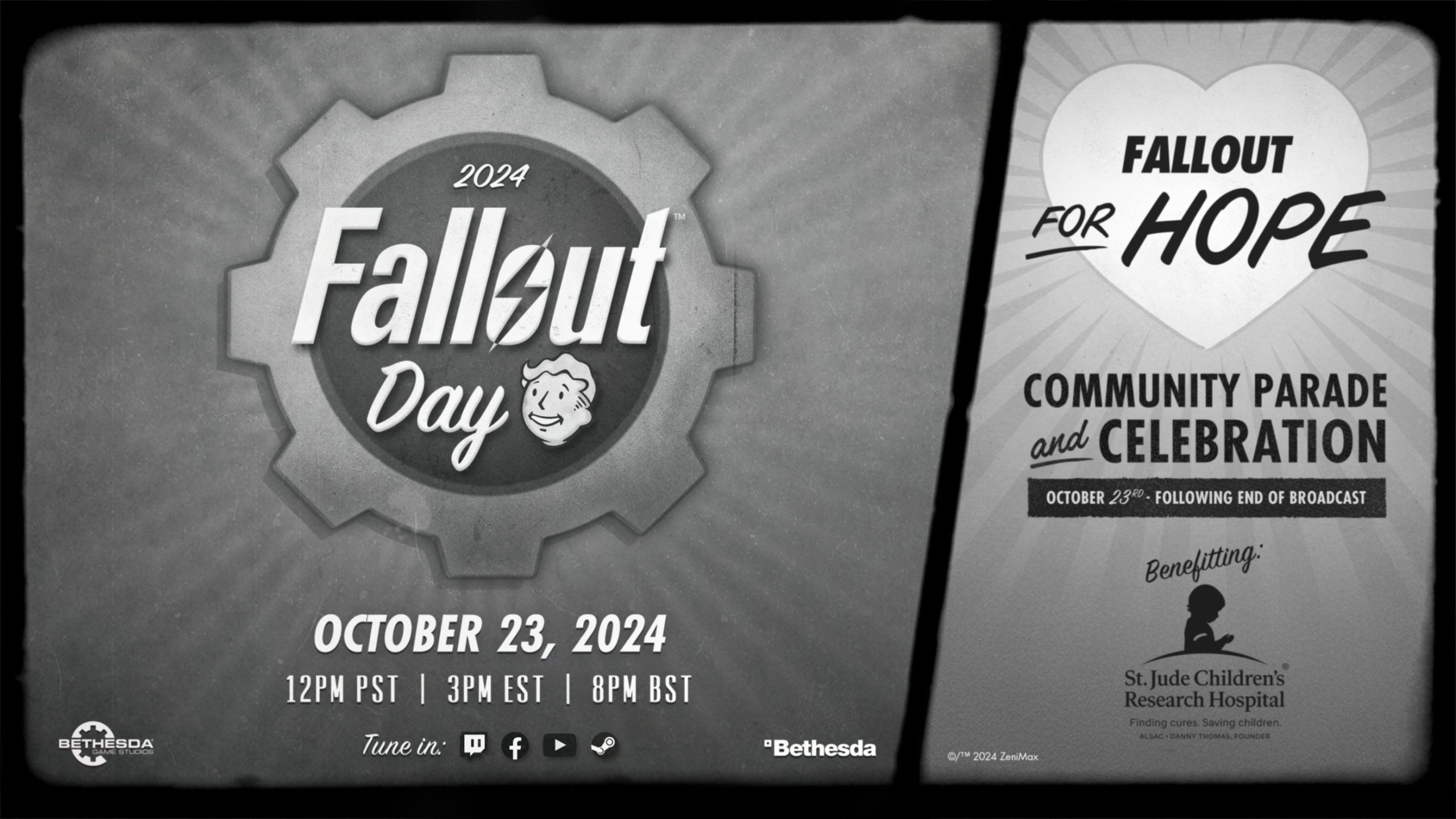 Bethesda et Fallout for Hope organisent une diffusion spéciale "Fallout Day"