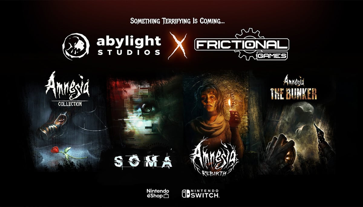 SOMA, Amnesia : Rebirth et Amnesia : The Bunker arrivent sur Nintendo Switch